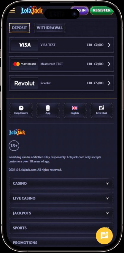 Best lolajack casino login in United Kingdom